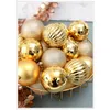 34 Uds bolas de Navidad decoraciones para árboles de Navidad adornos de Navidad 4CM bola de decoración navideña regalos de Año Nuevo 253z