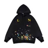 Designer Mens Hoodies Sweatshirts Pullover Hooded Letter Print Branded Fashion Brand Old Hooded DrawString Speckled Top S-XL N3UA#