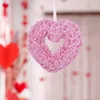 Decorative Flowers Valentine Decoration Foam Flower Rose Wreath For Fireplaces Walls Decor