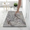 Carpets Bathroom Mat Soft Diatomaceous Earth Floor Pad Bathroom Rugs Super Absorbent Toilet Carpet Door Foot Mats Bath Non-slip Shower 231212