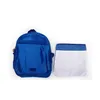 Outros materiais escolares de escritório Atacado Sublimação Blanks Schoolbag Crianças Crianças Mochilas Garten Poliéster DIY Book Bag Fast Shi Dhnlo