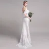 2024 Moderne Zeemeermin Trouwjurk Uit De Schouder Backless Kant Custom Made Vrouwen Bruid Formele Toga Boho Vestidos De Novia