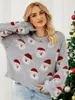 Kobiety swetry fuamos spersonalizowane świąteczne świąteczne pullover europejski amerykański jesienny zimowe ubrania stary stary mężczyzna Sweter