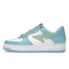 Designer schoenen Designer voor stasen Dames Zwart Wit Baby Blue Oranje Camo Green Pastel Pink Nostalgic Gray Mens Patent Leather Fashion Trainers Sports sneakers