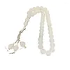 Strand Crystal Prayer Beads Tassels Hand Bracelet Islamic 33 Rosary