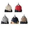 Scarves Split Shawl Hat Knitted Neck Scarf Women Outdoor Sports Walking Shopping