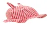 2020 wiosna i jesień bawełniana cienki okładka dziecka urocza księżniczka Plaid Basin Hat Fisherman Hat5239802
