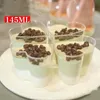 Vinglas med 30 st 145 ml engångsplasthjärtformad dessert kopp skålkaka gelé pudding cups fest kök tillbehör y231211