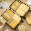 Storage Bags 7 Piece Set Travel Home Organizer For Clothes Shoe Luggage Packing Cube Suitcase Tidy Pouch