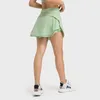 Springa shorts kvinnor yogakjol tennis kostym ultra gym träning fitness sport kjolar