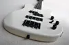 4-saitige weiße E-Bassgitarre mit 20 Bünden, Palisander-Griffbrett, anpassbar