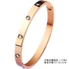 nail bracelet bangle Bracelet Same Style Titanium Steel Colorless Fashion Handicrafts Full Sky Star Grade Feel Live Loop Full Diamond Style