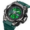 Armbanduhren Herrenuhr LOQNCE Male Montre Homme Sportuhren Digital Double Time Chronograph Herren LED-Anzeige Quarz