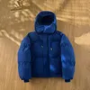 Paris Mens Down Jacket Love Haft haft solidne kolory damskie damskie z kapturem kurtka klasyczna moda w stylu prosta najwyższa jakość