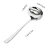 Spoons Sauce Spoon Kitchen Oil Chinese Cooking Gravy Soup Serving Metal Crooked Mouth