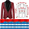 Mäns kostymer blazers glänsande guld paljett glitter utsmyckad blazer jacka män nattklubb prom kostym rockar mens kostym homme scenkläder för sångare 231211