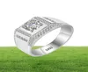 YHAMNI Ring aus 100 massivem 925er Sterlingsilber, 1 Karat Diamant, Verlobungsringe für Männer, Ehering, Charm-Schmuck, MJZ0156191141