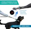 Hundhalsar kopplar TSPRO Hands Free Dog Treh för att gå igång med säkerhetsbilsäker bälte stötdämpande bungee koppel med vadderat handtag 231212