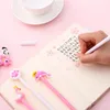 Kawaii urocza kreskówka żelowa ballpoint pen dzieci dzieci różowe rolki