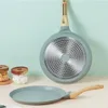 Poêles antiadhésives pour crêpes et œufs, poêle à frire pour petit-déjeuner domestique, gril à induction, cuisinière à gaz, accessoires de cuisine