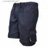 Shorts pour hommes shorts tactiques masculins de jogging décontracté de jogging de cargaison de fret lTI LTI-poches élastiques de la taille élastique randonnée salopes courte pantalon l231212