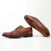 드레스 신발 화가 Homme Luxe Marque Herren Buisnisschuhe 가죽을위한 가죽 2024