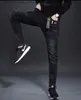 Jeans pour hommes Version coréenne hommes Noble noir jean de haute qualité mince Stretch jean léger luxe décontracté jean Sexy élégant jean de rue; Q231213
