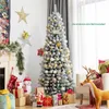 Weihnachtsdekorationen, 38,1 cm, vorbeleuchteter, handbemalter Keramik-Tischbaum, batteriebetrieben, silberfarben