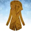 Женские куртки женские осенне-зимние однотонные с капюшоном приталенные куртки с карманами повседневные женские