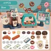Mutfaklar Yemek Çocuk Mutfak Oyuncakları Kahve Makinesi Oyuncak Seti Simülasyon Ekmek Kek Çocuklar İçin Alışveriş Kazip Kayıt Sicil 231211