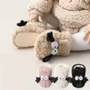First Walkers Baby Chaussures d'hiver pour fille née bébé bébé bébé décontracté bébé peluche duveteux