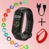 Relojes de pulsera M4 Relojes digitales para hombres Podómetro Conecte el teléfono Adecuado para hombres Mujeres Moda Fecha casual Pantalla Bluetoot2889