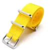 Cinturini per orologi 2021 Cinturino in nylon intero Cintura 18mm 20mm 22mm 24mm Cinturino in acciaio giallo Chiusura deployante2706