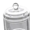 Подсвечники Стеклянный держатель с купольной подставкой для торта Прозрачный современный подсвечник для чашки