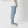 Jeans pour hommes Streetwear Hip Hop Joggers hommes jean Cargo pantalon de haute qualité Hip Hop Biker mode décontracté Slim Fit Denim pantalon de survêtement Q231213