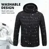 Women's Trench Coats Woman 21 Areas Heated Jacket USB Winter Warm Heating Undershirt Electric Clothing Can Cotton S-6XL