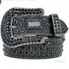 أحزمة مشبك BB Belt Simon Mens Wimens Weistband لعيد ميلاد مصمم هدايا حزام الإبرة الرجعية أحزمة مشبك 20 لون بلورة