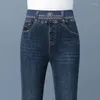 Jeans da donna Pantaloni in denim femminile con pantaloni con strass Pantaloni con controllo della pancia Flare Nero Stretch Campana Fondo svasato Trend 2023 Xxl A