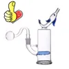 Groothandel Goedkope dolfijn Waterpijp kleurrijke Glazen tabak Bong Portable Mini water dab rig Waterpijpen pijp met 14mm mannelijke rookaccessoires oliebrander kom