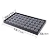 Nail Art Decorations 25/50 Nail Art Jewelry Storage Box Black Drill Box Transparent Rhinestone Bead Gems Bottle Plastic Empty Pot Nail Tools 231211