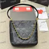 Klassieke draagbare dames veelzijdige schoudertas Gematelasseerde ketting Gouden hardware Crossbody tas Luxe handtas Grote capaciteit Designer portemonnee Koffer met geweven handvat 25C