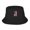 Basker Christian Cross God American Flag USA Vuxen Fisherman's Hat Bob Bucket Hats Män Kvinnor Caps Fisherman Girl Boy