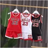 Clothing Sets Summer Boy Clothing Set Casual Fashion T-Shirt Pant Kid Children Baby Toddler 0-5 Years Basketball Clothes Drop Delivery Dhlfv