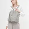 School Bags Fashion Backpack Women's Simple And Easy To Wear 2023 Solid Color Large Capacity Anti Theft Leisure Travel Bag