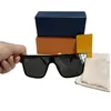 fashion Eyewear Sunglasses Sun Glasses Designer Mens Womens with blue Cases Black Metal Frame Dark 50mm Lenses284M