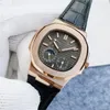Armbanduhren Luxus 5712 Herren mechanische Uhr Edelstahl Saphirspiegel Sport
