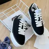 Dames Platform Hakken Sneakers Veterschoenen Vrijetijdsschoen Retro Zwart Blauw Beige Rood Laag uitgesneden Sporttrainer Hardloopschoen Gewatteerde textuur Slippers Antislipzolen