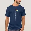 Herrtröjor tröjor palestinsk flagga arabiska teckensnitt flaggstång palestina t-shirt 100% bomull o-hals sommar kort ärm casual mens t-shirt size s-3xll231122