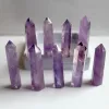 Kryształy naturalne Kryształy kwarcowy punkt Purple Obelisk Różdżka leczenie kryształ 5 cm 6 cm 7 cm