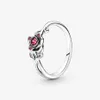 100 % 925 Sterling Silber Her Beauty Rose Ring für Frauen Hochzeit Verlobungsringe Modeschmuck Accessories215I